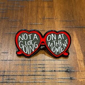 5 for $15 Taylor Swift Red Sunglasses Enamel Pin